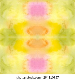 vector watercolor seamless pattern like kaleidoscope