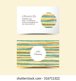 Vector watercolor set banner. Colorful abstract texture. Vector design elements. Painterly background. Vector watercolor splash