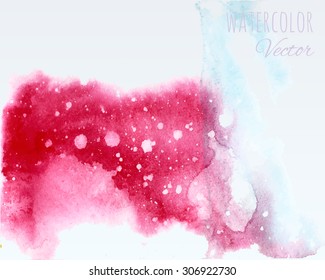vector watercolor space pink