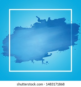 Vector watercolor splash background illustration, Art and creativity.
