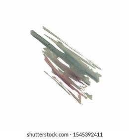 Vector watercolor splash texture background isolated. Hand-drawn blob, spot. Watercolor effects. Blue winter seasonal colors abstract background.