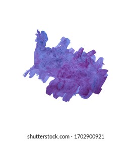 Vector watercolor splash texture background isolated. Hand-drawn blob, spot. Watercolor effects. Color gold and silver abstract background.