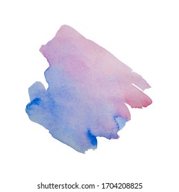 Fondo de textura de salpicadura de color vectorial aislado para bodas, tarjetas de felicitación, volante o banner. Blob hecho a mano, punto. Espacio de efectos de color de agua para texto. 