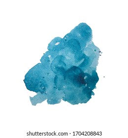 Fondo de textura de salpicadura de color vectorial aislado para bodas, tarjetas de felicitación, volante o banner. Blob hecho a mano, punto. Espacio de efectos de color de agua para texto. 