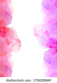 Fondo de textura de salpicadura de color vectorial aislado para bodas, tarjetas de felicitación, volante o banner. Blob hecho a mano, punto. Espacio de efectos de color de agua para texto. 