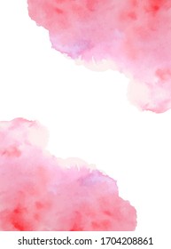 Fondo de textura de salpicadura de color vectorial aislado para bodas, tarjetas de felicitación, volante o banner. Blob hecho a mano, punto. Espacio de efectos de color de agua para texto. 