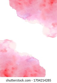Fondo de textura de salpicadura de color vectorial aislado para bodas, tarjetas de felicitación, volante o banner. Blob hecho a mano, punto. Espacio de efectos de color de agua para texto. 