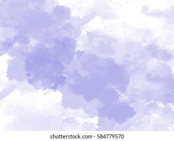 Vector watercolor splash texture background isolated. Hand-drawn blob, spot. Watercolor effects. Springwater color seasonal abstract background.