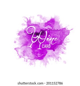 vector watercolor splash witch wine sign way classical white climber texture climbers bar vines isolated abstraction scene food glassware red drawn art classic letterhead printing strip radiance mind