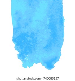 Vector watercolor spot backgraund, abstract texture hand drawn illustration