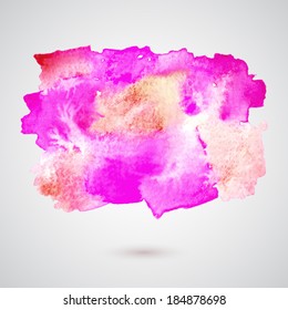 Vector watercolor spot background