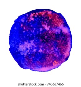 Vector watercolor spot background, abstract texture hand drawn illustration