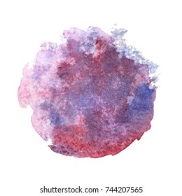 Vector watercolor spot background, abstract texture hand drawn illustration
