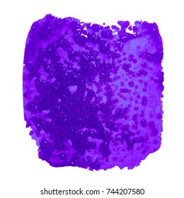 Vector watercolor spot background, abstract texture hand drawn illustration