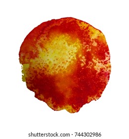 Vector watercolor spot background, abstract texture hand drawn illustration