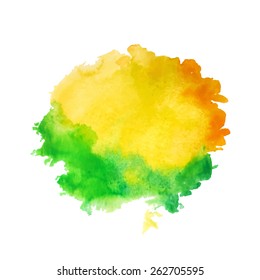 vector watercolor spot. It can be used for wallpaper, card, poster.