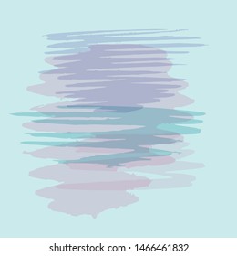 Vector watercolor spots. Hand drawn colorful design elements. Vector paint splashes.