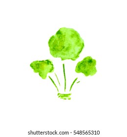 Vector watercolor stain spot splash. Green and yellow good for spring themes. Eco Friendly, organic cosmetics and foods.