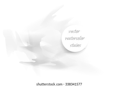 Vector watercolor stains