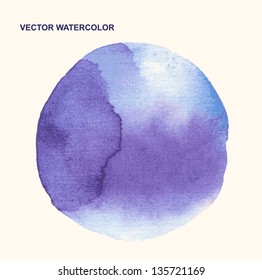 vector watercolor stains, background, design element, pattern.