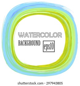 Vector watercolor swirl background.Vector abstract background for banner, card, poster, identity,web. Abstract banner paints.