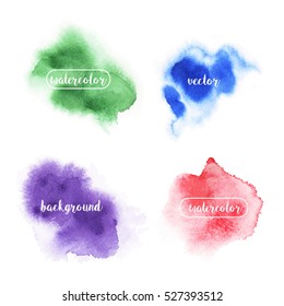 Vector Watercolor Texture. 