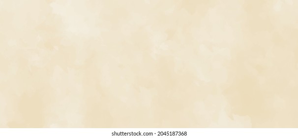 Vector watercolor texture. Hand drawn beige abstract vector illustration for background. Template for design. Vintage grunge surface. Empty blank.