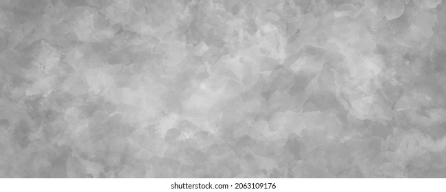 Vector watercolor texture. Hand drawn grey abstract vector illustration for background, cover, interior decor and other users. Vintage grunge surface. Monochrome template for design. Empty blank.