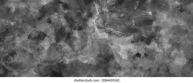 Vector watercolor texture. Hand drawn grey abstract vector illustration for background, cover, interior decor and other users. Vintage grunge surface. Stone. Monochrome brush strokes. Empty blank.