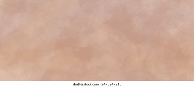 Vector watercolor texture. Hand drawn brown abstract vector illustration for background. Template for design. Vintage grunge surface. Empty blank.