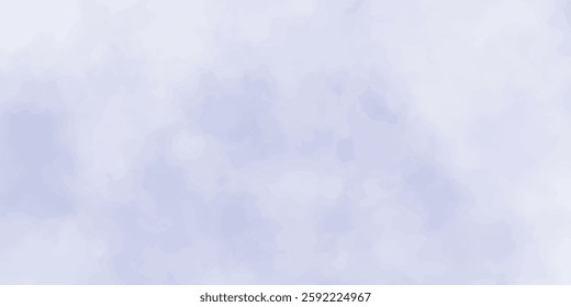 Vector watercolor texture. Hand drawn vector texture. Sky, light, clouds, blue, white. Brushstrokes. Pastel color watercolor blur banner for design. Christmas template for poster, cards and cover.
