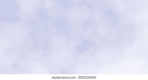 Vector watercolor texture. Hand drawn vector texture. Sky, light, clouds, blue, white. Brushstrokes. Pastel color watercolor blur banner for design. Christmas template for poster, cards and cover.
