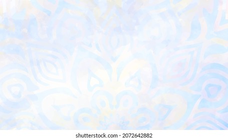 Vector watercolor texture with pattern. Brushstrokes and splashes. Watercolour banner. Hand painted watercolor background for cards, flyer, poster, brochure, and cover design template.
