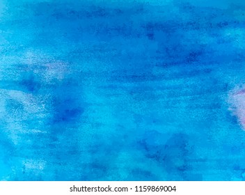 Vector watercolor texture. Vintage watercolor background. Beautiful colorful painting.