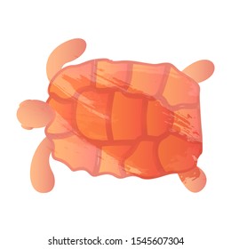 Vector watercolor turtle. Vector illustration for greeting cards, invitations, and other printing and web projects.