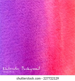vector watercolor violet and pink gradient background