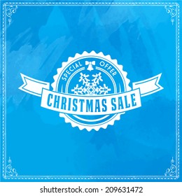 vector watercolour background useful for any project where a platter of color makes the difference with xmas 2015 template for your design christmas trading discount postcard holiday wintertime concep