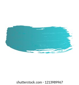 Vector watercolour bright blue spot suitable for text, congratulations, signature on white background