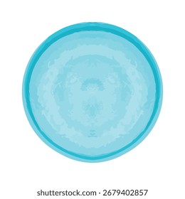 Vector Watercolor Paint Circle | Diseño de Vector de acuarela redonda | Textura de acuarela redonda - Gráfico de Vector para fondos y diseño | Botón de acuarela redonda Abstractas 