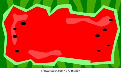 Vector watermelon background