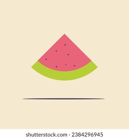 vector of watermelon cartoon fruit