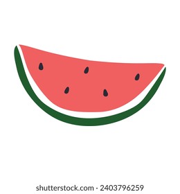 vector watermelon fresh fruit icon isolated design.