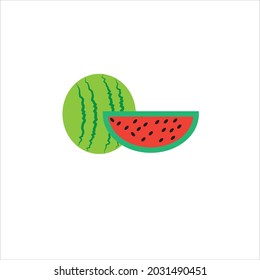 vector watermelon illustration or clipart or image