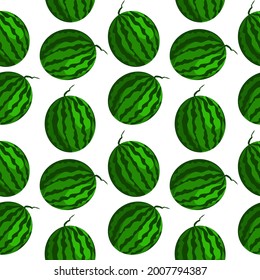 Vector watermelon seamless pattern . Seamless watermelons pattern. Cute seamless vector pattern with watermelons. seamless pattern of fruit watermelon