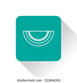 Vector watermelon slice icon. Food icon. Eps10