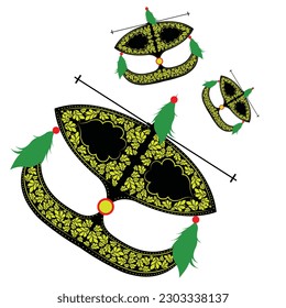 Vector de la bombilla de wau sobre fondo blanco