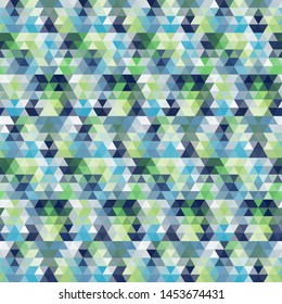 vector wave. abstract image. polygonal style. geometric design. blue, green, gray color