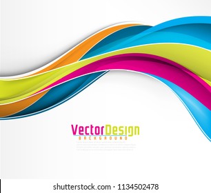 Vector Wave Background Stock Vector (royalty Free) 1134502478