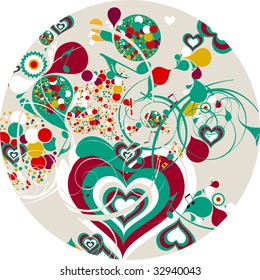 vector wave background