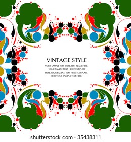 vector wave background